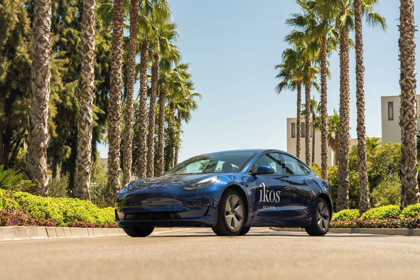 Ikos Resorts Tesla Car